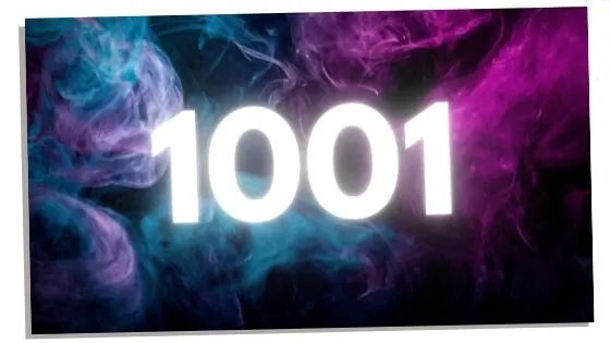 1001 on colored smoke