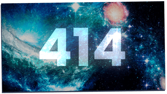 Angel number 414 in space