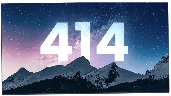 414 on mountains 