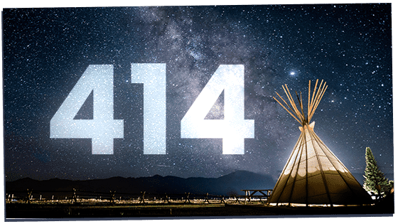 414 as numerology 