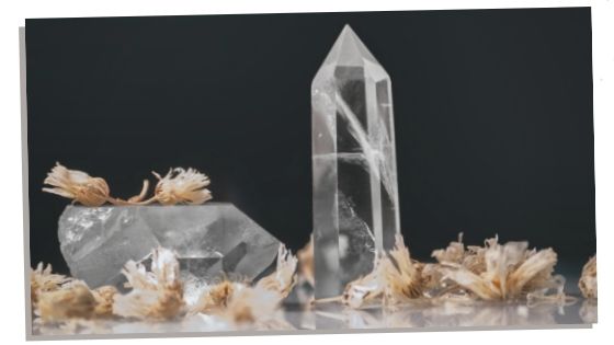 Clear Quartz on table