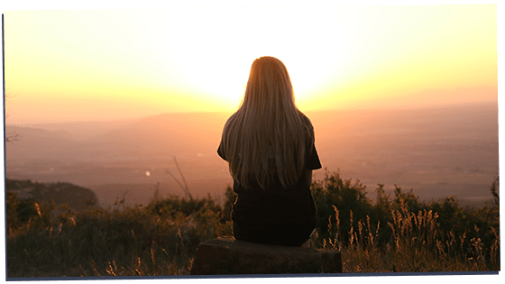 Omega female in contemplation 