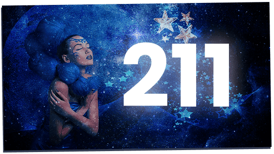 Angel number 211 in the stars