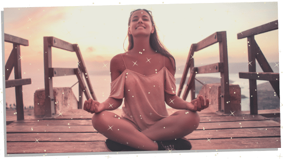 woman visualizing for good grades with the law of attraction