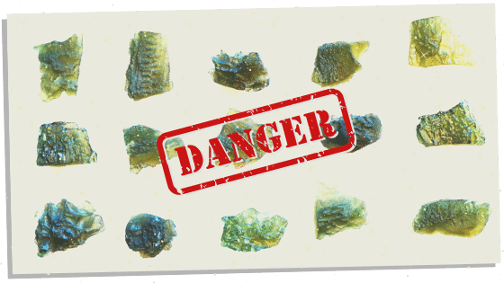 Moldavite and it's dangers