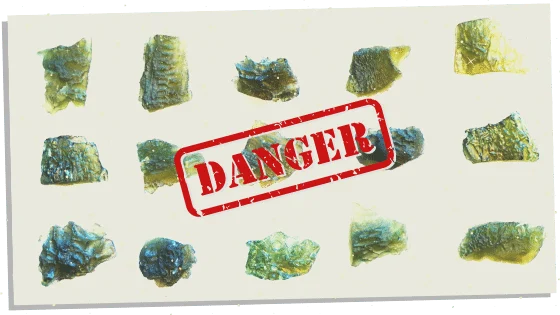 Moldavite and it's dangers