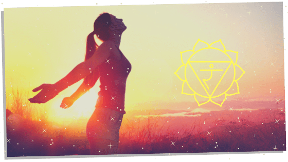 woman living free when her solar plexus chakra is opening