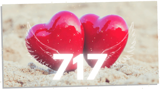 hearts with twin flame number 717