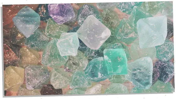 different colors of fluorite