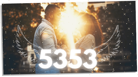 twin flames and angel number 5353