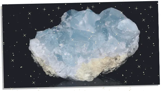 Amazing metaphysical property of Celestite