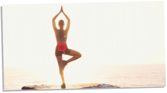 a woman rebalancing her root chakra