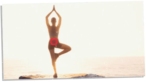 a woman rebalancing her root chakra