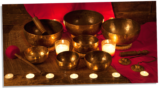 Types of singing bowls for cleansing crystals