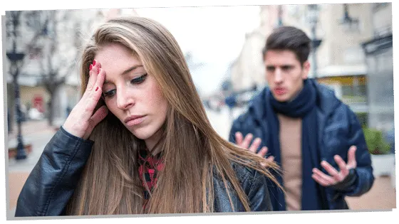 Couple having an argument