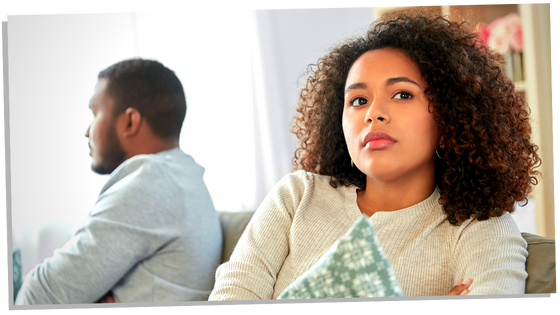 Couple having a conflict