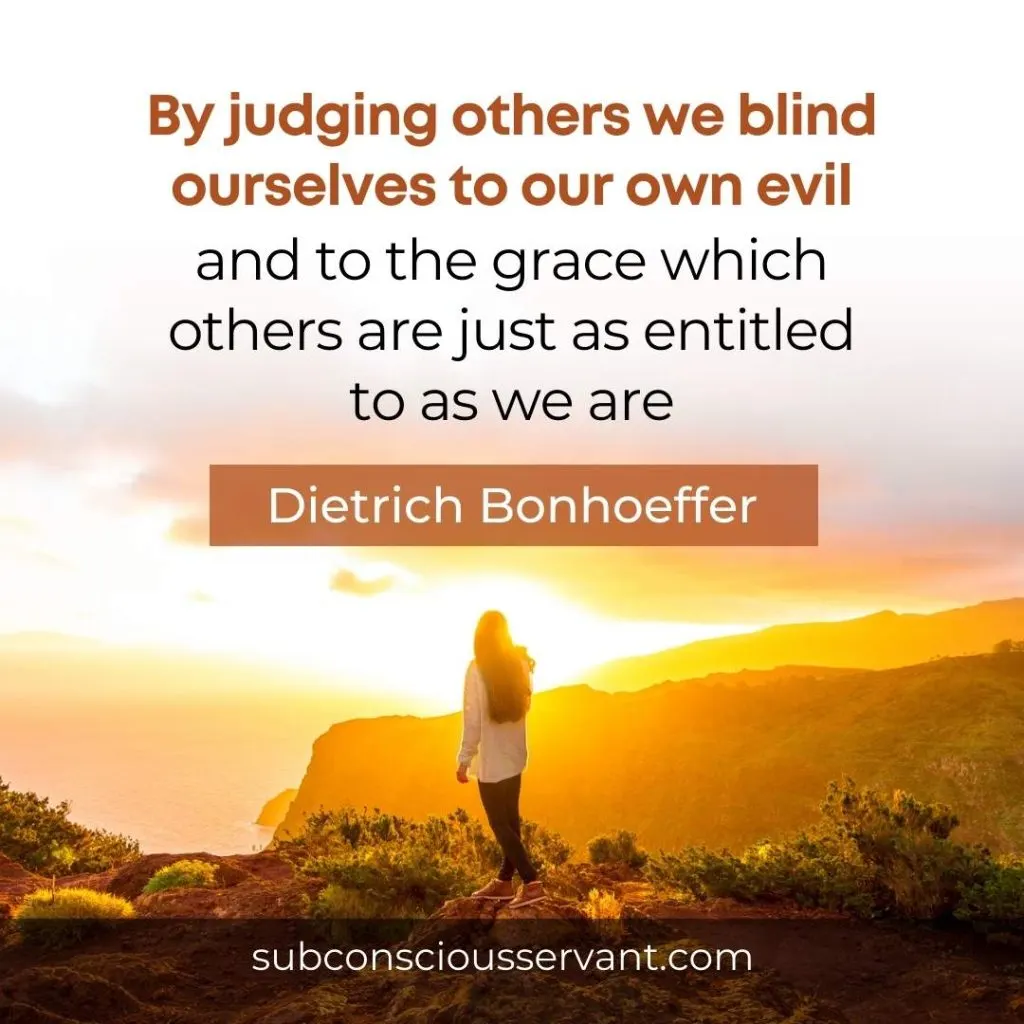 Quote by Dietrich Bonhoeffer about being judged wrongly