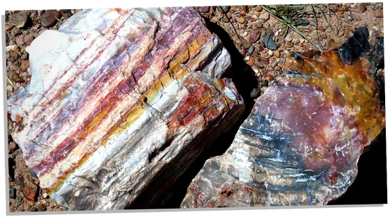 Real Petrified Wood vs fake