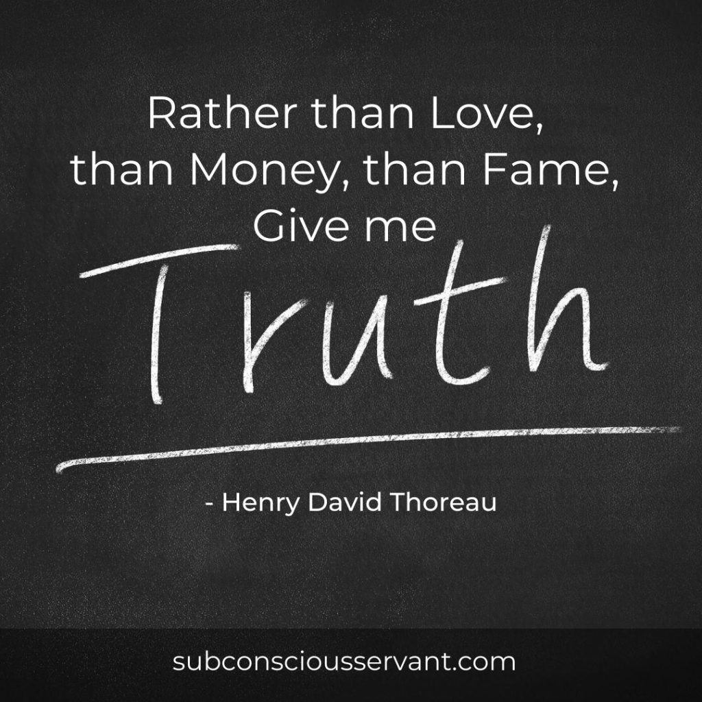 Finding truth in a relationship quote