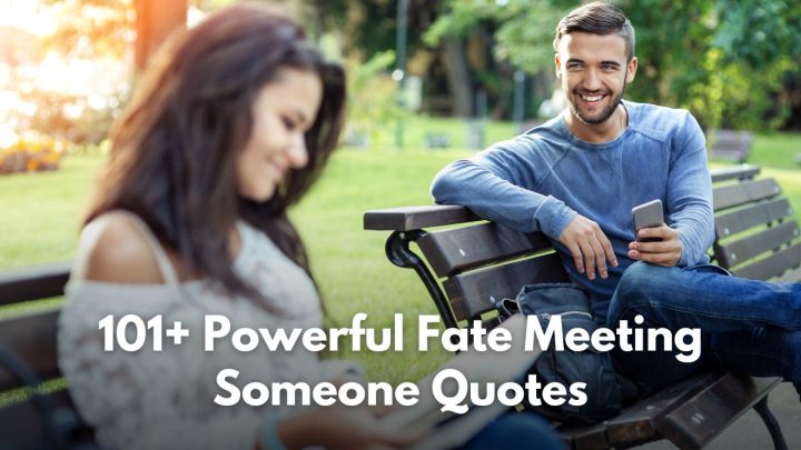 Compilation of the best quotes about the fate of meeting someone