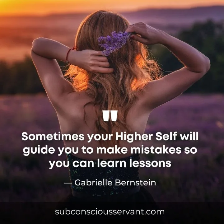 Gabrielle Bernstein quote on the higher self