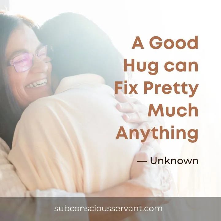 Image of cute quote about cuddles