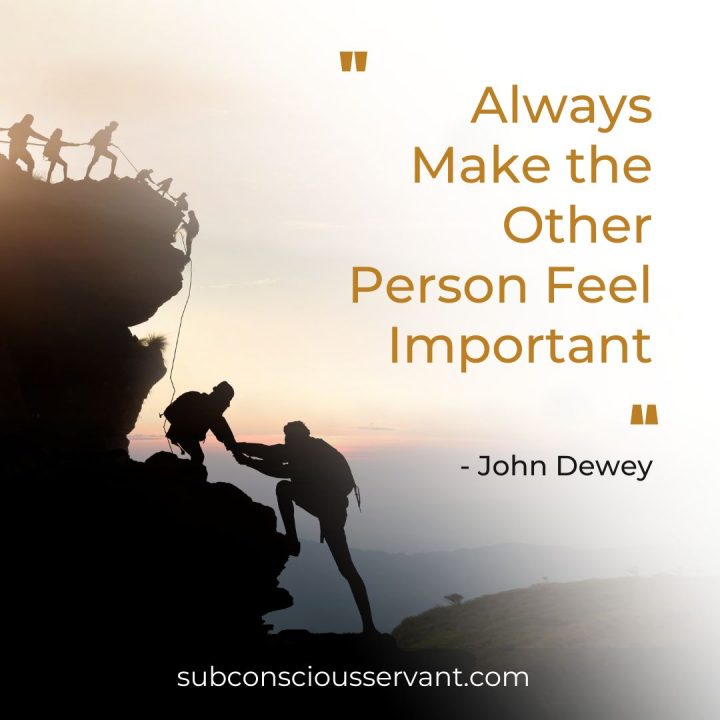 John Dewey No One Is Too Busy Quote