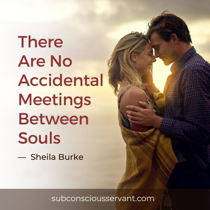 Sheila Burke quote about fate and meeting someone