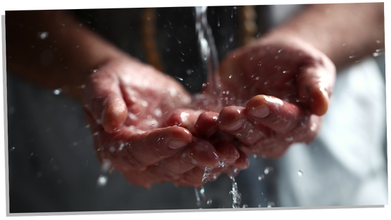 Image of water symbolism of cleansing 