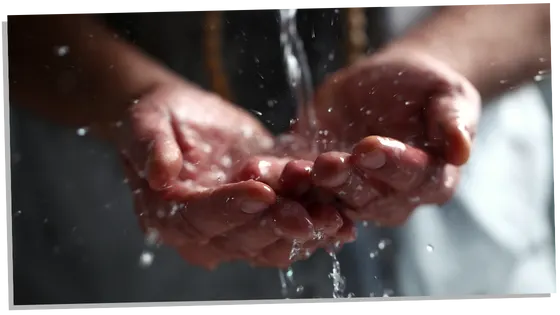 Image of water symbolism of cleansing 