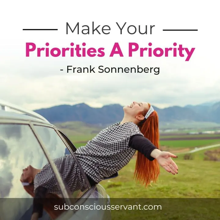 Quote About Making Yourself A Priority