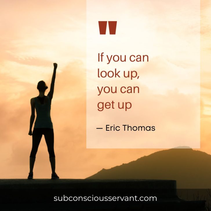 Short life knocking you down quote by Eric Thomas
