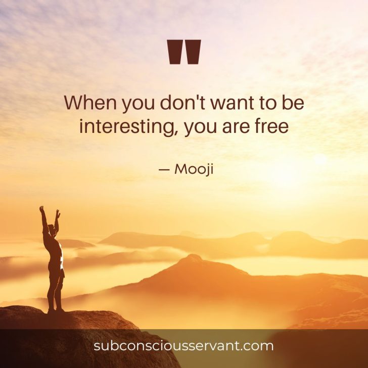 Image of Short Mooji Quote