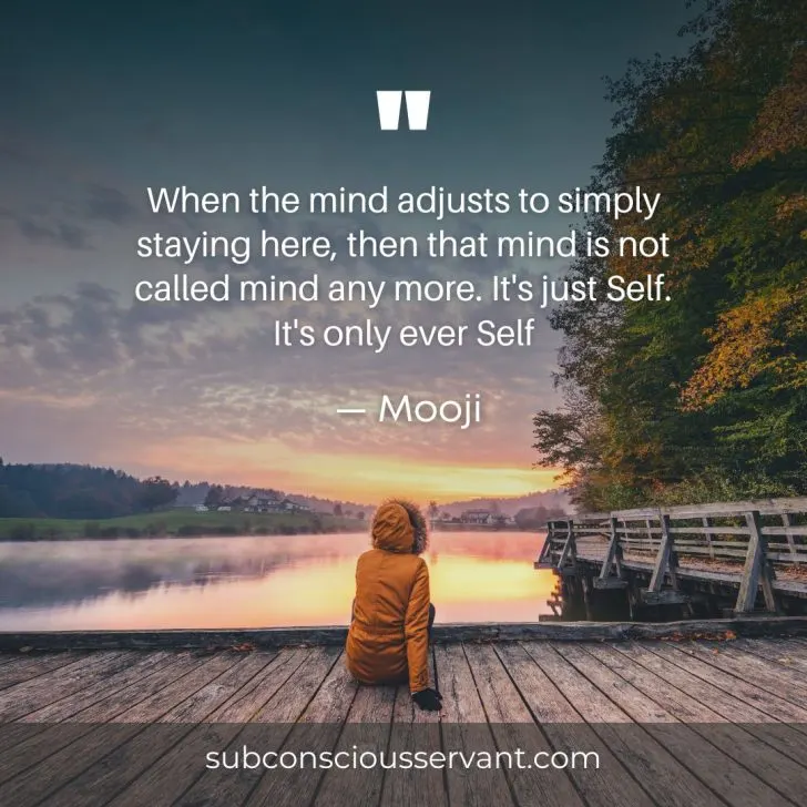 Image of Mooji Quotes About The Mind