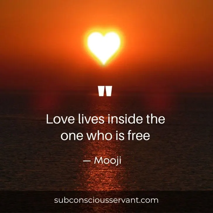 Image of Mooji Quotes About Love