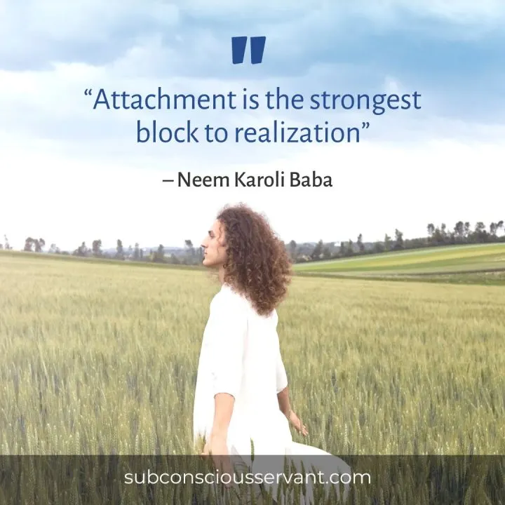 Image of detachment quotes on cutting emotional attachments