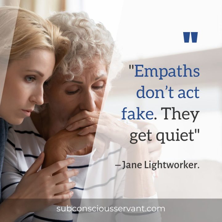 Image of Being an Empath Quote