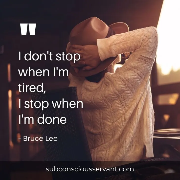 Image of Quote About Being Tired And Done