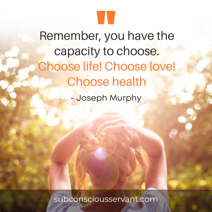 Image of Joseph Murphy Quote on Healing and Well-being