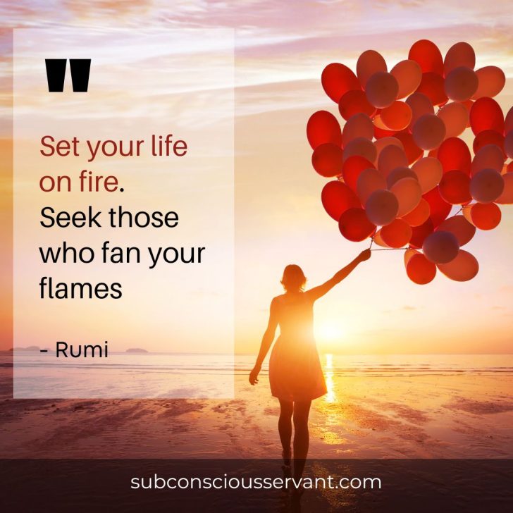 Image of Rumi Quote On Life