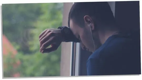 Man showing a sign he sorry for hurting someone by looking sad and giving space to heal