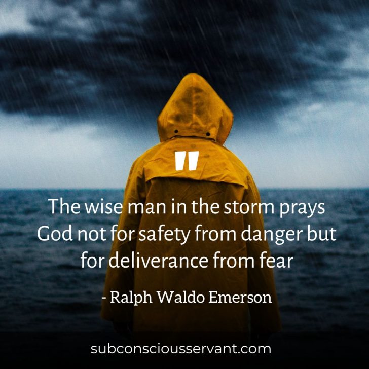 Image of Ralph Waldo Emerson Quote on Faith