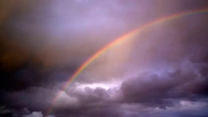 Image of rainbow after the storm