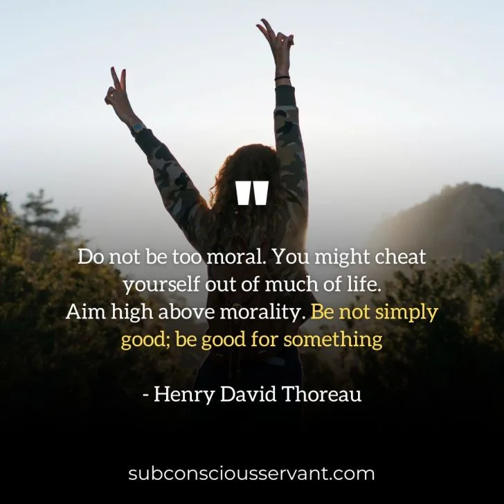 Image of a Morality quote